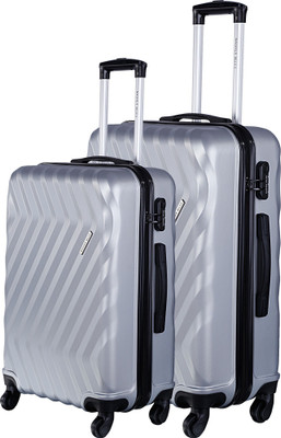 

Nasher Miles Lombard set of 2 24- Check-in Luggage -  inch(Silver