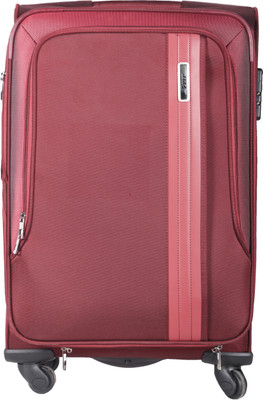 

VIP Carter Spinner Soft Trolley 67 cm (Red) Check-in Luggage -  inch(Red