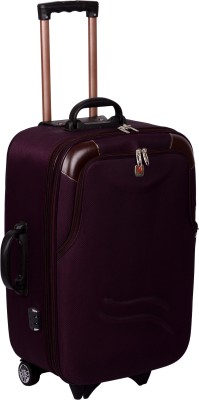 TREKKER DOUBLE SHELL EXPANDABLE Expandable  Check-in Suitcase 2 Wheels - 24 inch