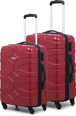 

Novex Miles - Pack of 2 ( inches and 20 inches) Check-in Luggage -  inch(Red
