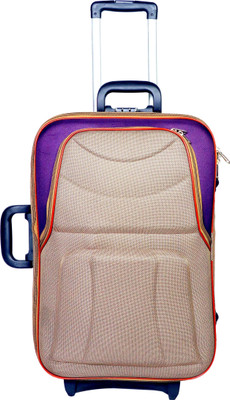 

New Jersey Travellers Safari Style /Travel/ Tourist Bag/Suitcase Trolley Check-in Luggage -  inch(Brown