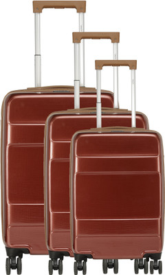 

Tamo Free Bird 3 Piece Set Luggage Vermillion Red Color 20 Inch, 24 Inch &  Inch Check-in Luggage -  inch(Brown