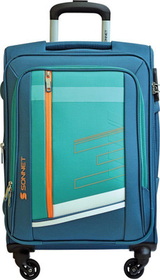 

SONNET CHOICE Expandable Cabin Luggage - 22 inch(Green, Blue), Blue;green