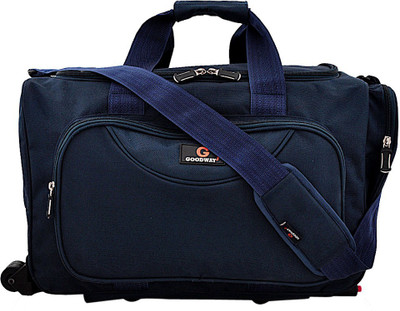 

G-Goodway Two Wheel Duffle Travel Bag with Trolley - Navy Blue (TBG-501) Check-in Luggage -  inch(Blue