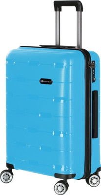 

Nasher Miles Santorini PP Hard-Sided Check-In Luggage Bag Aqua Blue 25.6 Inch | 65CM Trolley/Travel/Tourist Check-in Luggage -  inch(Blue