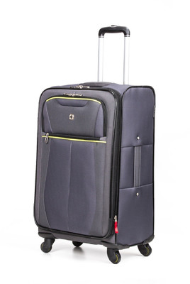 

Swiss Gear " SPINNER GREY/LIME Expandable Check-in Luggage -  inch(Grey