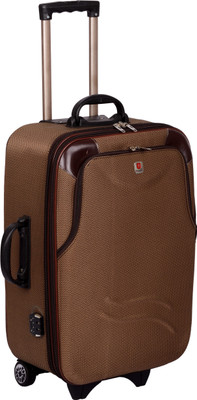 

TREKKER DOUBLE SHELL EXPANDABLE Expandable Check-in Luggage -  inch(Brown