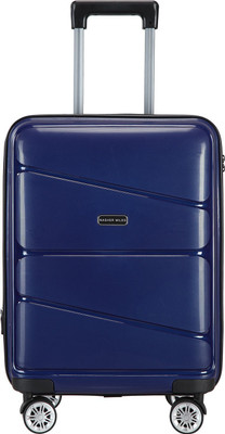 Nasher Miles Warrior_Navy_Blue_ Expandable Check-in Luggage -  inch(Blue