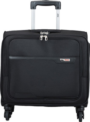 

VIP TERMINAL DG LAPTOP STROLLY 46CM BLACK Expandable Cabin Luggage -  inch(Black