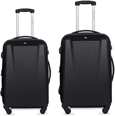 

Nasher Miles Canberra Set of 2 24- Expandable Check-in Luggage -  inch(Black