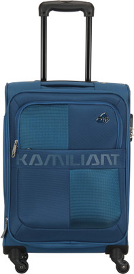 

Kamiliant Oromo 79 cm Soft Trolley (Blue) Expandable Check-in Luggage - 32 inch(Blue)
