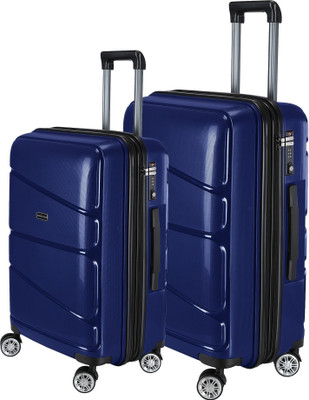 

Nasher Miles Warrior_N Blue_24- S2 Expandable Check-in Luggage -  inch(Blue