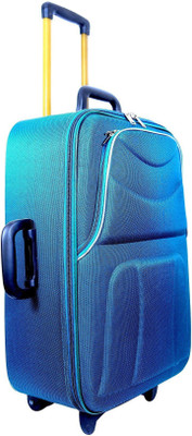 

New Jersey Travellers Safari Style /Travel/ Tourist Bag/Suitcase Trolley Cabin Luggage -  inch(Blue