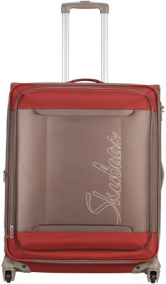 

Skybags small size 56 cms Expandable Cabin Luggage -  inch(Beige