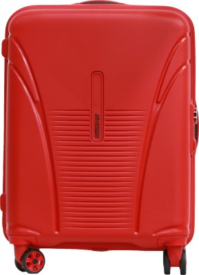 

American Tourister Sky Tracer Hard Trolley 55 cm (Red) Cabin Luggage - 22 inch(Red)