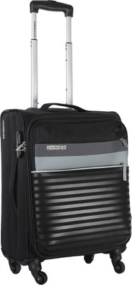 

American Tourister Lisbon Expandable Cabin Luggage -  inch(Black