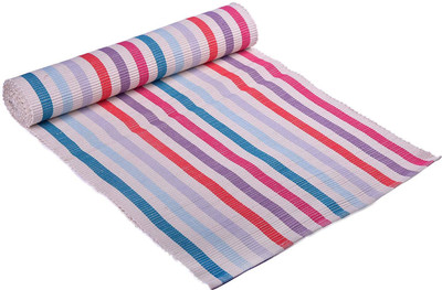 looms & weaves Multicolor 120 Reversible Table Runner(Cotton)