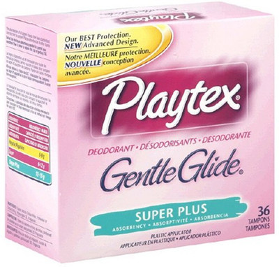 

Playtex Gentle Glide Deodorizing Super Plus Tampons, 36 ct Tampons