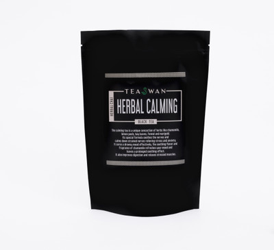 

TeaSwan Herbal Calming Black Tea,100gm Unflavoured Black Tea Vacuum Pack(100 g)