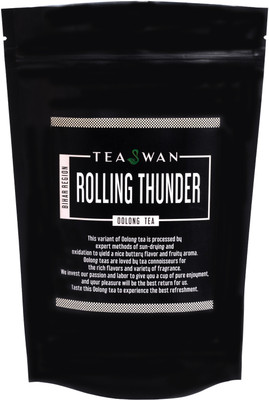 

TeaSwan Doke Rolling Thunder Oolong Tea,50gm Unflavoured Oolong Tea Vacuum Pack(50 g)