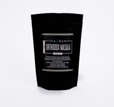 

TeaSwan Orthodox Masala Chai Black Tea,100gm Unflavoured Black Tea Vacuum Pack(100 g)