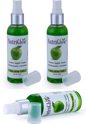 

NutriGlow Set of 3 Green Apple toner(360 ml)