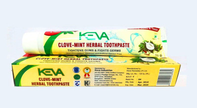 

keva harbel clove & mint Toothpaste(100 g)