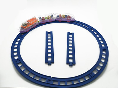 

Alpyog 13pcs Transparent train and Track Set for Kids(Min. Age 3yrs)(Multicolor)
