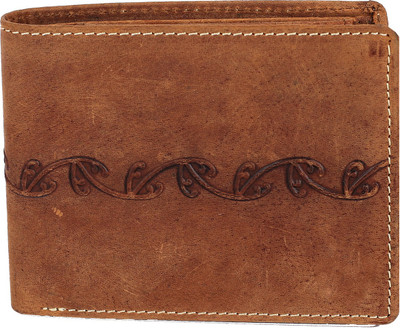 

SUMANNYA Men Brown Genuine Leather Wallet(4 Card Slots)