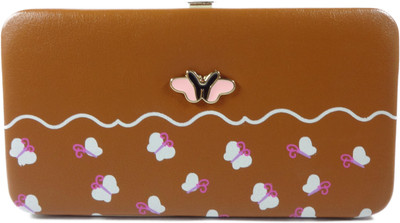 

SB Women Brown Artificial Leather Wallet(4 Card Slots)