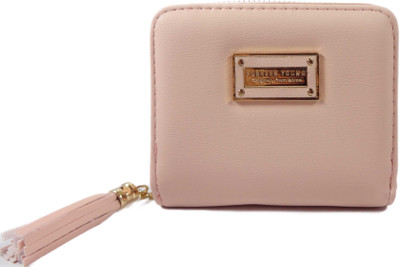 

SB Women Pink Artificial Leather Wallet(4 Card Slots)
