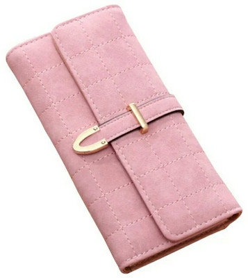

victory royal Women Pink Artificial Leather Wallet(10 Card Slots)