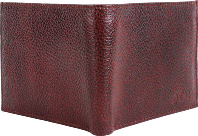 

ATSH Men Brown, Red Genuine Leather Wallet(3 Card Slots)