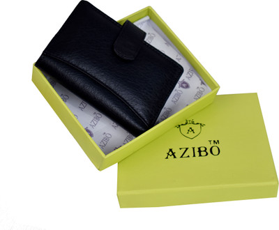 

Azibo Men Black Artificial Leather Card Holder(18 Card Slots)