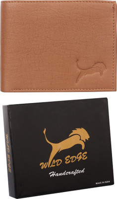 Wildedge Men Tan Artificial Leather Wallet(4 Card Slots)