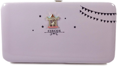 

SB Women Purple Artificial Leather Wallet(4 Card Slots)