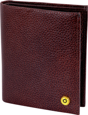 

POLLSTAR Men Brown Genuine Leather Wallet(6 Card Slots)