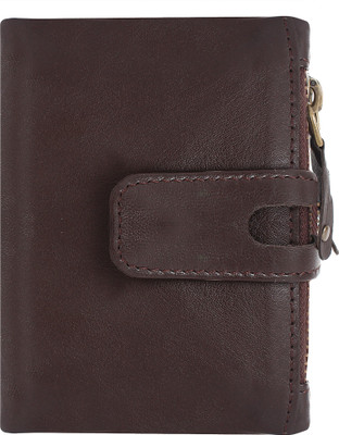 

DIDE Men Black Genuine Leather Wallet(12 Card Slots), Brown
