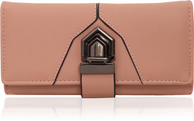 

Cidky Women Beige Artificial Leather Wrist Wallet(10 Card Slots), Trendy begie