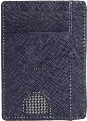 

LEO TORRESI Men Blue Genuine Leather Card Holder(6 Card Slots), Multi