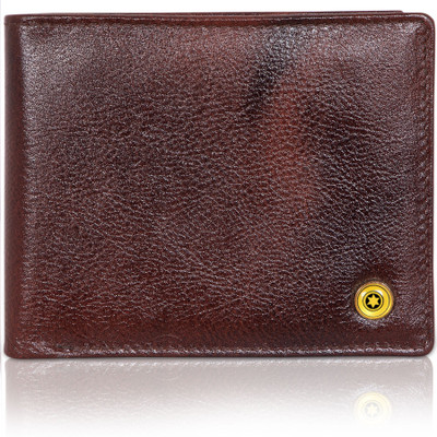 

POLLSTAR Men Brown Genuine Leather Wallet(7 Card Slots)