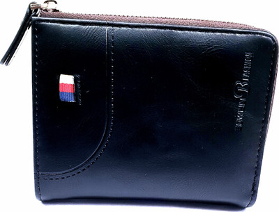 

BOWEISI B FASHION Boys Black Artificial Leather Wallet(5 Card Slots)