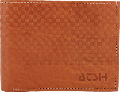 

ATSH Men Tan Genuine Leather Wallet(2 Card Slots)
