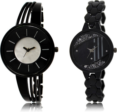 

The Shopoholic Fashionable Funky Look Black And Silver Dial Analog Watch For Girls Girls Watch Fashion Watch - For Women
