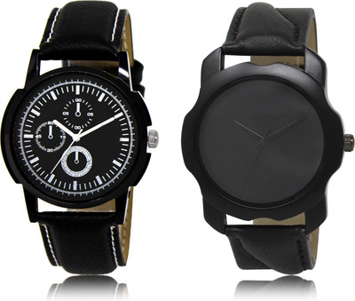 

The Shopoholic Stylist Designer Combo Pack 2 Black Dial Analog Watch For Boys Watch For Boys & Girls Watch - For Men