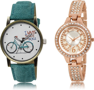 

The Shopoholic Treny and Precious White And Silver Dial Analog Watch For Girls Watches For Girls Stylish Watch - For Men & Women