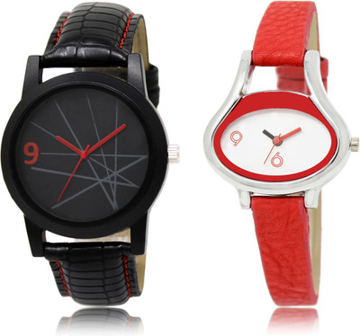 

The Shopoholic Stylist Designer Combo Pack 2 Black And White Dial Analog Watch For Boys And Girls Formal Men Watch Watch - For Men & Women