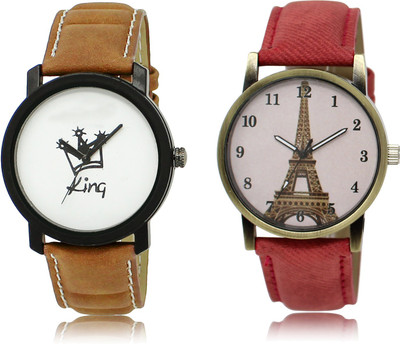 

The Shopoholic Fashionable Funky Look White And Pink Dial Analog Watch For Boys And Girls Watch For Men Watch - For Men & Women
