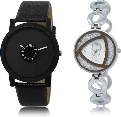 

The Shopoholic Stylist Designer Combo Pack 2 Black And Silver Dial Analog Watch For Boys And Girls Formal Men Watch Watch - For Men & Women