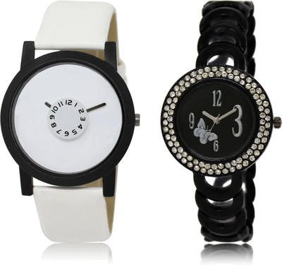 

The Shopoholic Fashionable Funky Look White And Black Dial Analog Watch For Boys And Girls Watch Belt Watch - For Men & Women